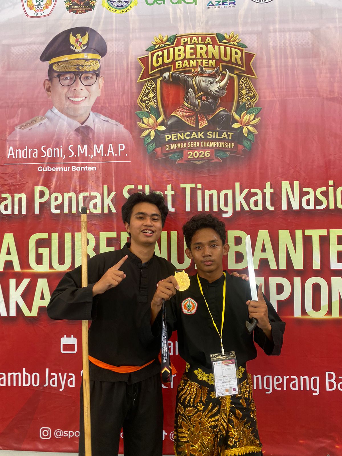 M. Ihzanu Ramadhani Sabet Emas di Kejuaraan Pencak Silat Nasional Piala Gubernur Banten 2026